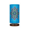 Minimalist Handcrafted Persian Wooden Table Lamp – T18 Cylindrical Design