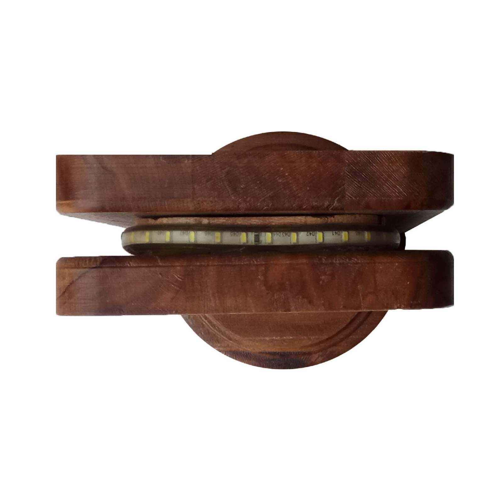 Minimalist Handcrafted Persian Wooden Table Lamp – Poem Design