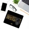 Desk Mouse Pad Artisanal Persian Calligraphy Pattern Poem
