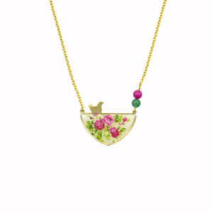 Persian Brass Necklace Minimalist Amin Model Mah