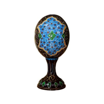 Persian Decorative Hand Painted Ostrich Egg Shell - 707