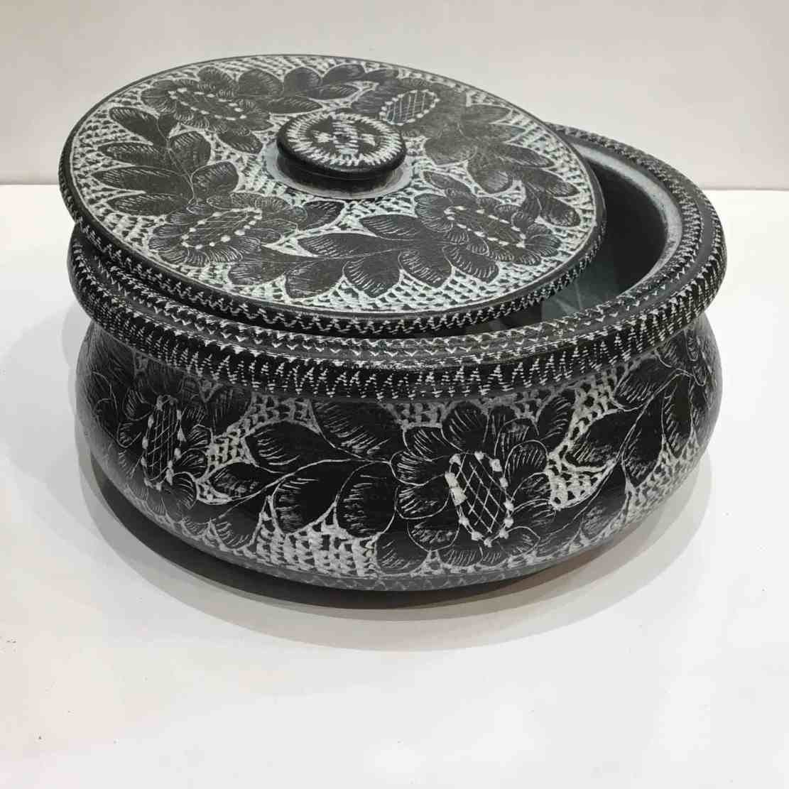 Persian Stone Dizi Pot with Lid for Cooking Abgoosht – Flower