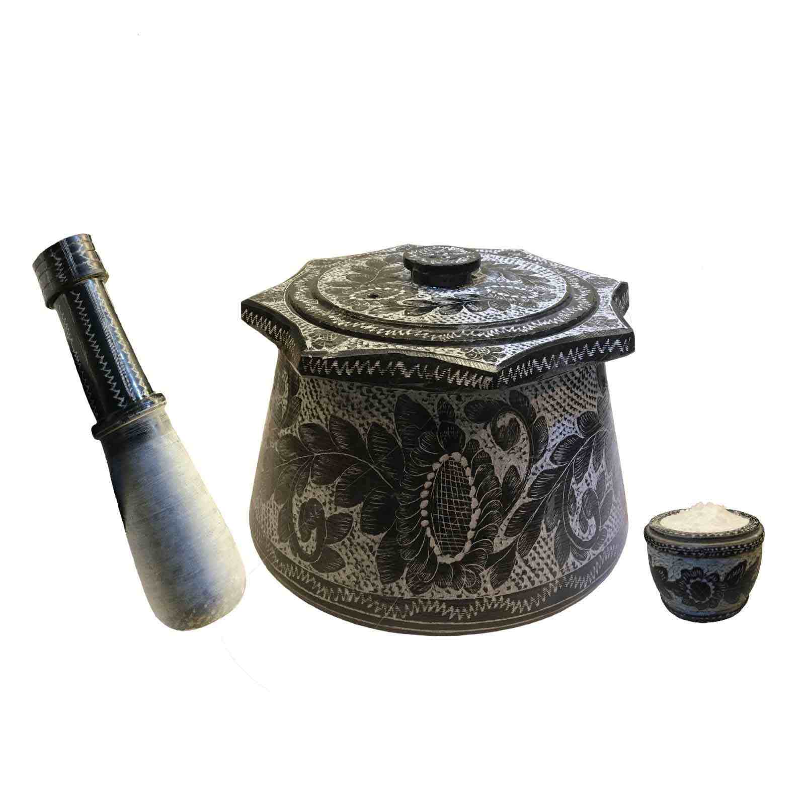 Persian Stone Dizi Pot with Lid for Cooking Abgoosht – Star