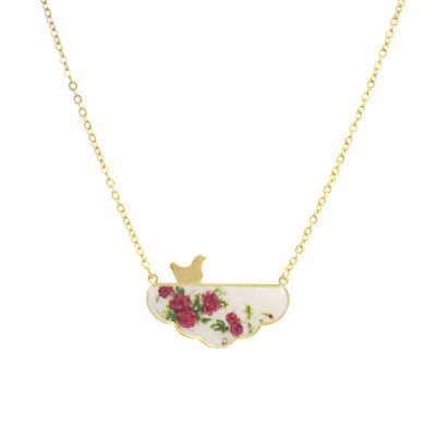 Persian Brass Pendant Necklace – Morghe Amin Bird Mahdokht Design