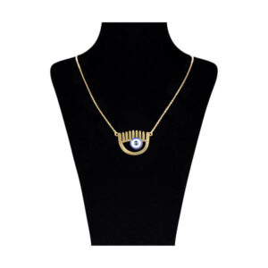 Steel Necklace Artistic Cheshm Nazar Evil Eye