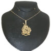 Silver Necklace with Minimalist Farsi Calligraphy Poem