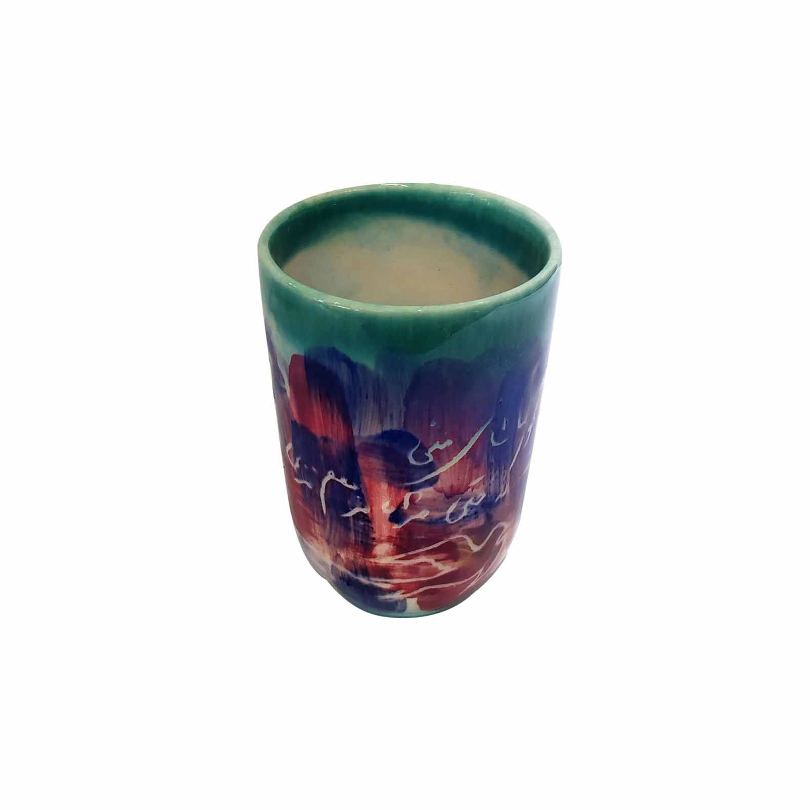 Artistic Ceramic Mug – Drip Glaze Pattern, Art Model