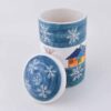 Pottery Canister Jar - Handcrafted Model Winter