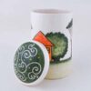 Pottery Canister Jar - Handcrafted Model Summer