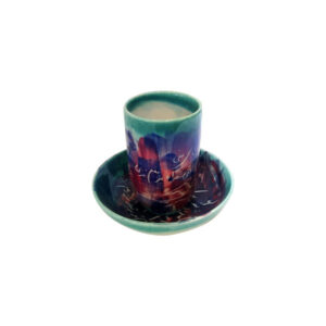 Artistic Ceramic Mug – Drip Glaze Pattern, Art Model