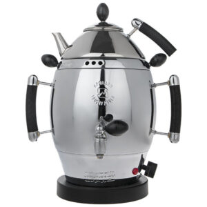Electric Steel Samovar Tea Maker Smooth Finish 6-Liter