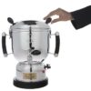 Electric Steel Samovar Tea Maker Smooth Finish 5-Liter