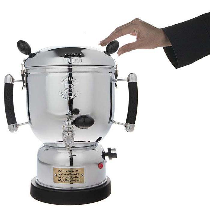 Electric Steel Samovar Tea Maker Smooth Finish 5-Liter