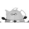Electric Steel Samovar Tea Maker Smooth Finish 6-Liter