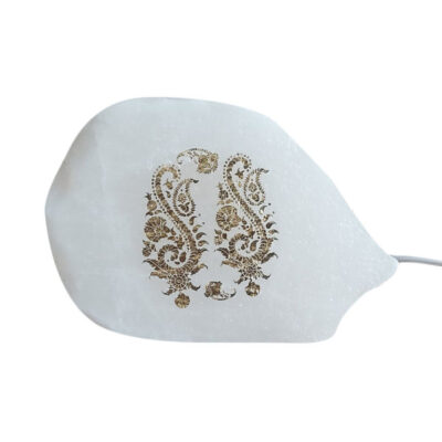 Persian Paisley Salt Lamp for Living Room and Study