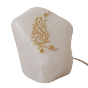 Persian Glow Salt Lamp – Handcrafted with Artistic Design