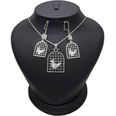 Persian Morghe Amin Jewelry Set Model Silver
