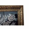 Handmade Framed Persian Engraved Copper Art Birds – Traditional Wall Decor