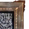 Handmade Framed Persian Engraved Copper Art Birds & Flowers – Traditional Wall Decor