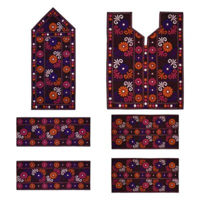 Handmade Balochi Embroidered Dress Panel - Mozaic