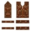 Handmade Balochi Embroidered Dress Panel - Model Goldar