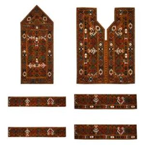 Handmade Balochi Embroidered Dress Panel – Model Goldar
