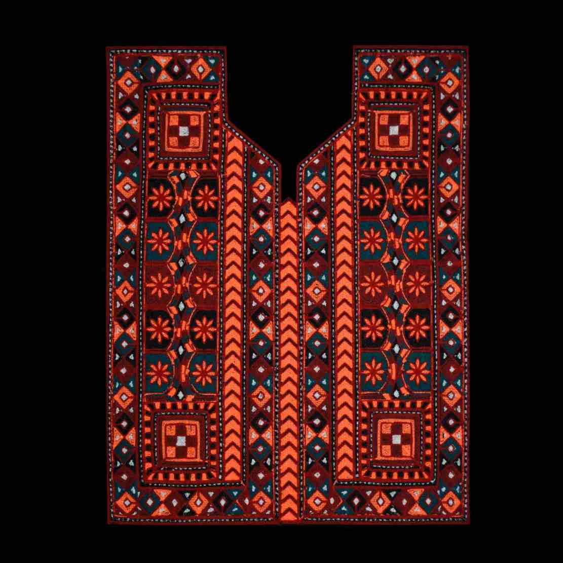 Handmade Balochi Embroidered Dress Panel – Traditional