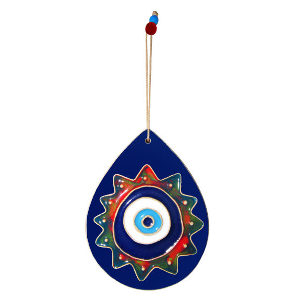 Decorative Cheshm Nazar Wall Hanging Amulet with Evil Eye – Ashki