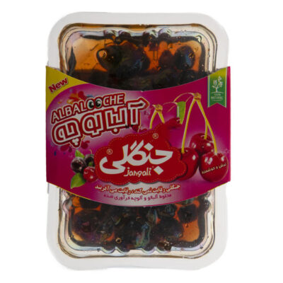 Jangali Persian Aloocheh Torshak – Mixed Sour Cherries & Cherry Plums in Syrup, 90g (8 Pieces)