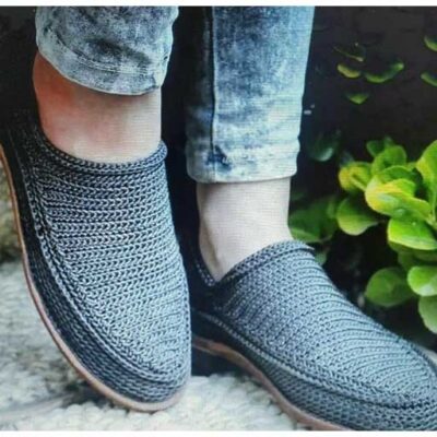 Giveh Shoes - Persian Handcrafted Breathable Footwear Gray Klash Model