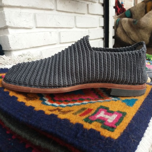 Giveh Shoes – Persian Handcrafted Breathable Footwear Gray Klash Model