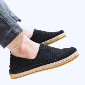 Giveh Shoes – Persian Handcrafted Breathable Footwear Black Model