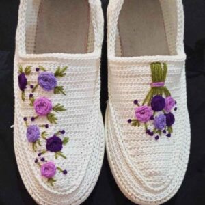 Giveh Shoes – Persian Handcrafted Breathable Footwear Flower Model