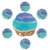 Resin Haft-sin Set for Nowruz Persian New Year Sea