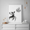 Persian PVC Print with Frame - Sama Wall Art