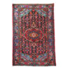 Hand-Knotted Persian Zanjan Rug (Tribal Traditional Toranj & Medallion) - Red Wool