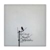 Decorative Persian Ceramic Tile - Calligraphy Pattern: Abdul Qadir Bedil Poem