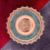 Firuzeh Kubi Decorative Copper Plate Dish