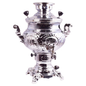 Persian Gas Samovar Traditional Design Tea Maker Smooth Finish 4.5-Liter