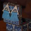 Macrame Tassel Earrings Model Triangle
