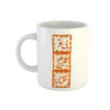 Persian Ceramic Coffee Mug - Calligraphy Saadi Poem