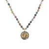 Persian Gold Plated Necklace for Women Esfand Symbol