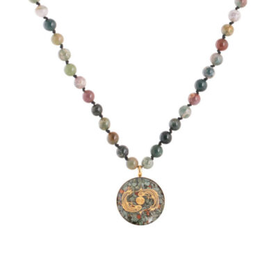 Persian Gold-Plated Necklace – Esfand Symbol
