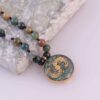 Persian Gold Plated Necklace for Women Esfand Symbol