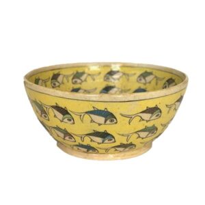 Handmade Decorative Pottery Bowl Model Fish