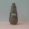 Handcrafted Decorative Persian Pottery Vase with a Single Stem Silhouette, Featuring the Silik Art Motif for an Artistic Display