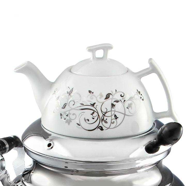 Persian Gas Samovar Tea Maker with Teapot Golestan 7-Liter