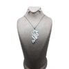 Persian Silver Necklace with Minimalist Calligraphy Hich