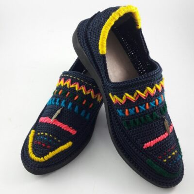 Giveh Shoes - Persian Handcrafted Breathable Footwear Striped Model