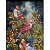 Hand-Knotted Persian Pictorial Rug - Tabriz Bird & Flower Design